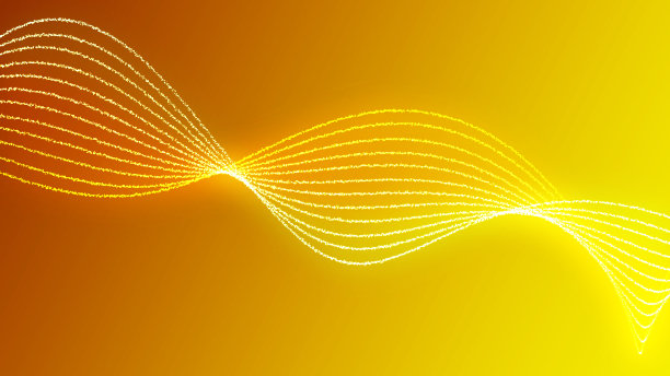 矢量彩色立体分形图案