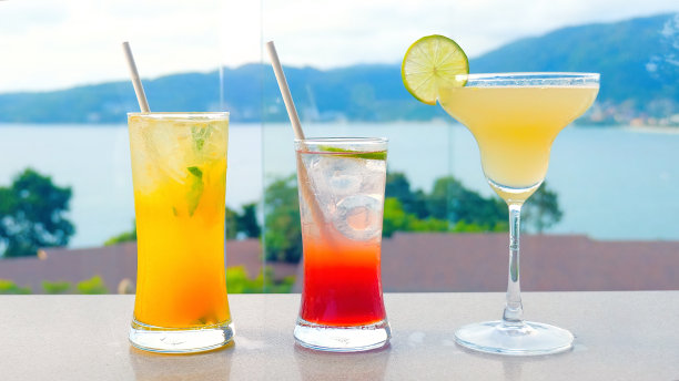 炫丽酒吧酒店背景