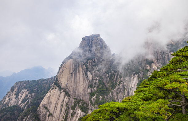 黄山天际线矢量