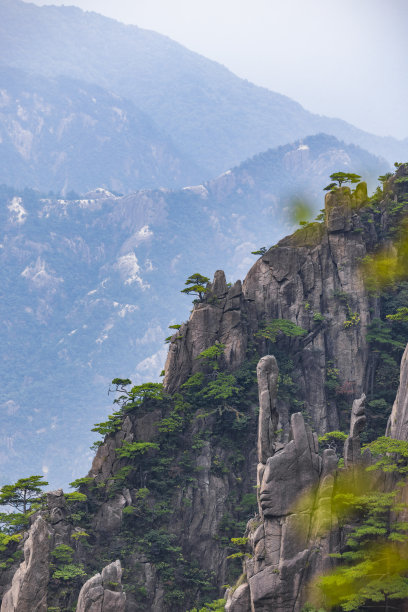 黄山天际线矢量