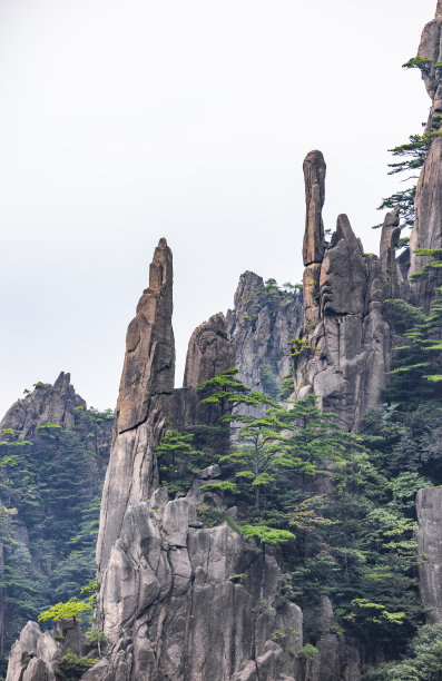 黄山地标印象天际线