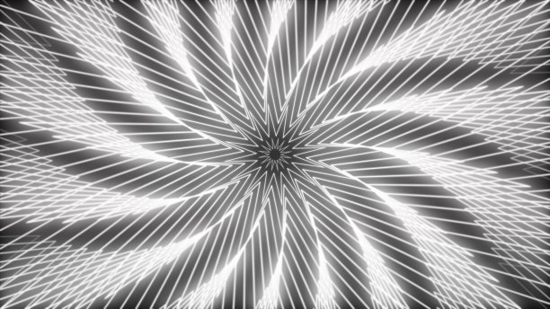 粉色星星圆形矢量图案