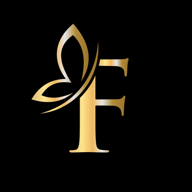 f字母logo,翅膀logo