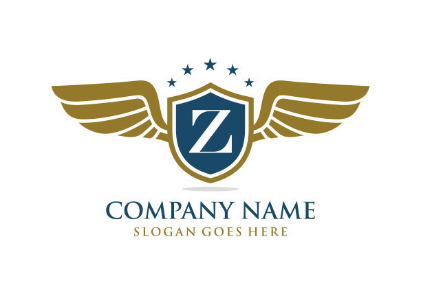 标志,logo,字母z,鹰