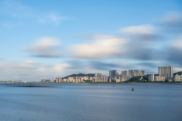 澳门滨海建筑风光