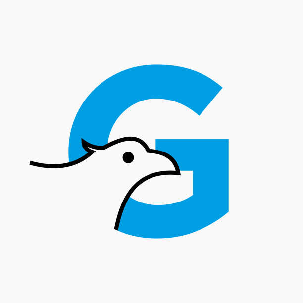 g字母鹰logo标志设计