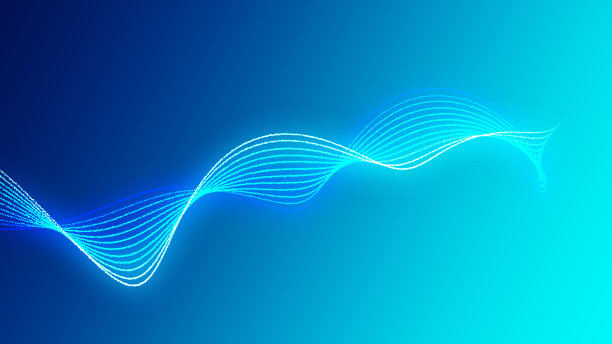 矢量彩色立体分形图案