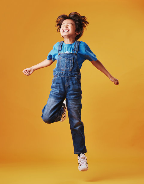 leaping