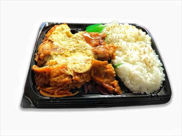 荤素搭配的美味盒饭