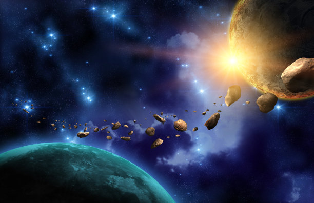 小行星,月球,星系