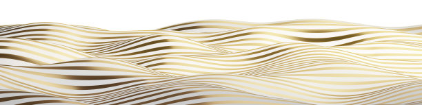 金色几何线条波纹