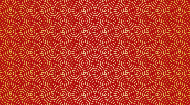 金色抽象格子纹