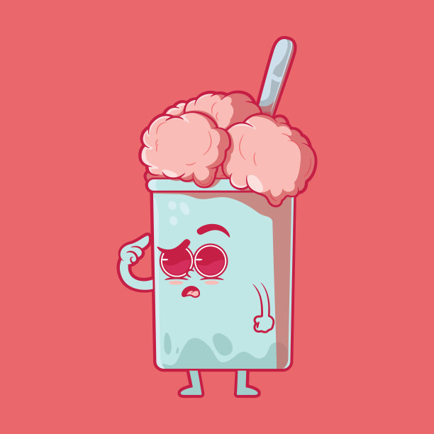 表情符号,卡通,冰淇淋