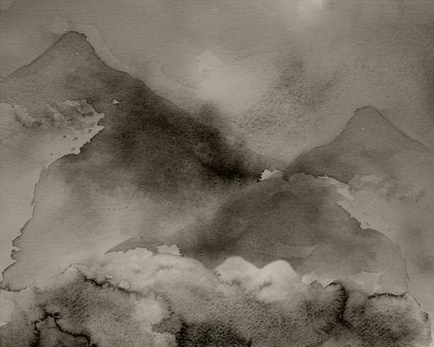 意境水墨山水装饰画