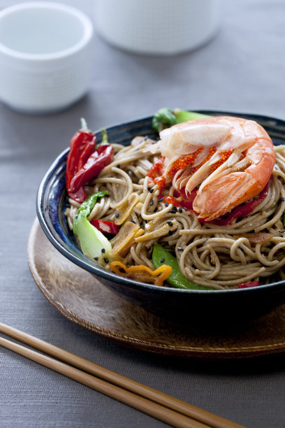 荞麦面,娃娃菜,膳食