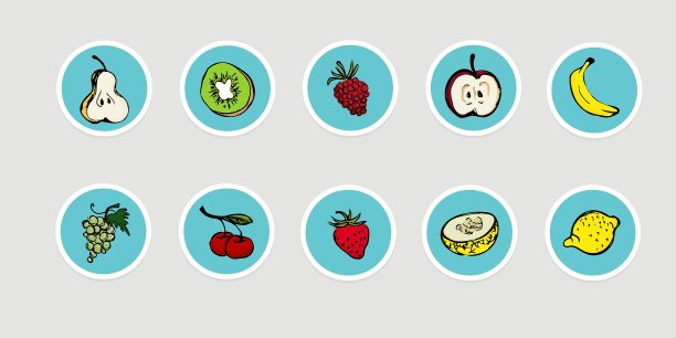 水果贴纸