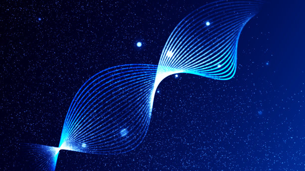 矢量彩色立体分形图案