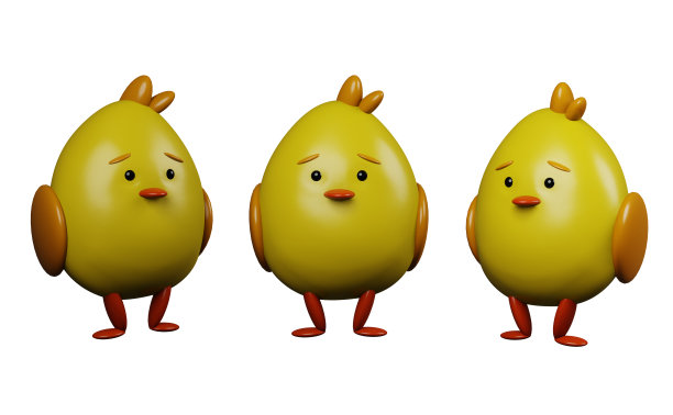 小鸟,卡通,动物身体部位