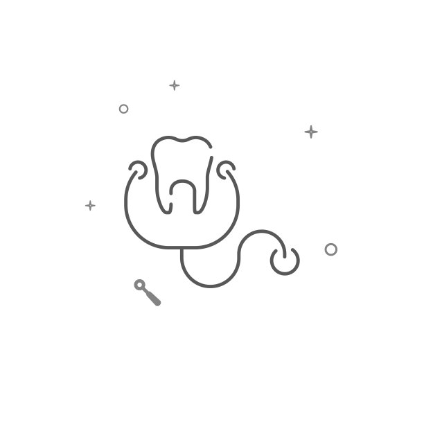 专业牙科诊所设备元素插图