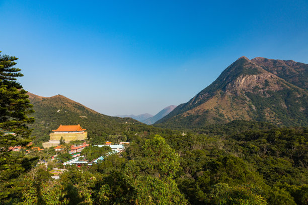 宝莲禅寺 大屿山风光