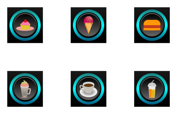 特色咖啡杯图标