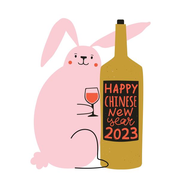 酒吧2023兔年海报