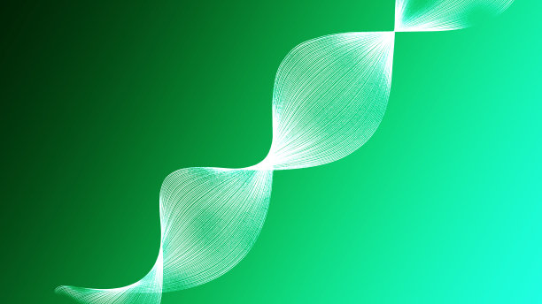 矢量彩色立体分形图案