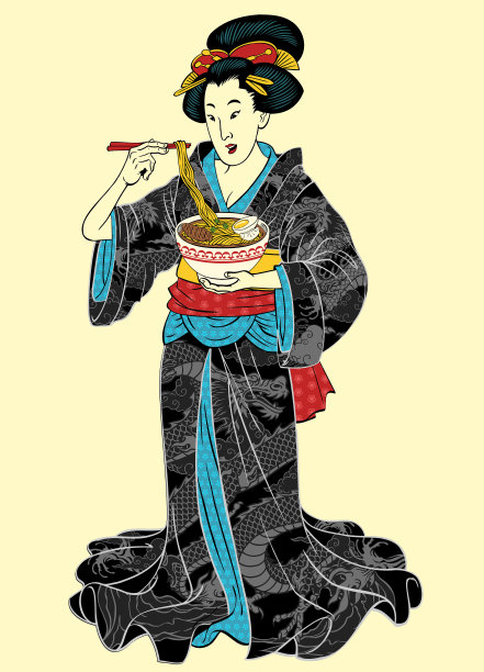 和式美女浮世绘