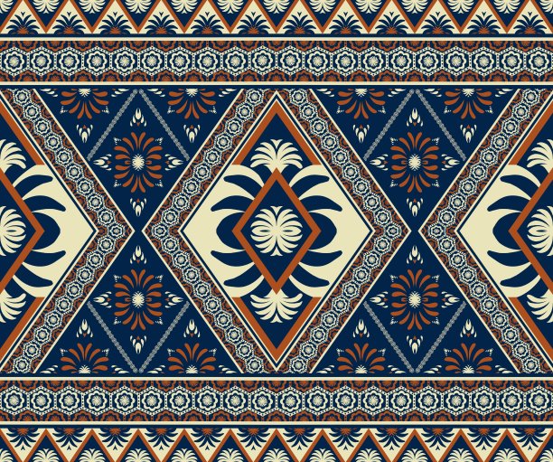 摩洛哥印花地毯