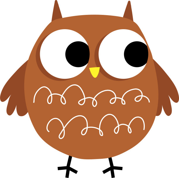 卡通猫头鹰