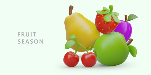 蔬菜水果促销海报模板