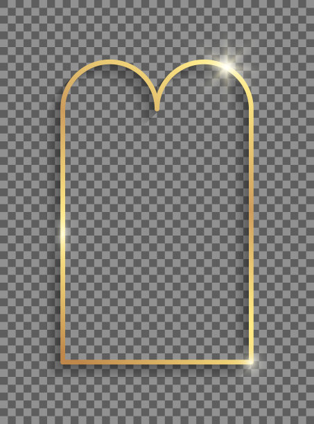 飘逸金色线条logo模板