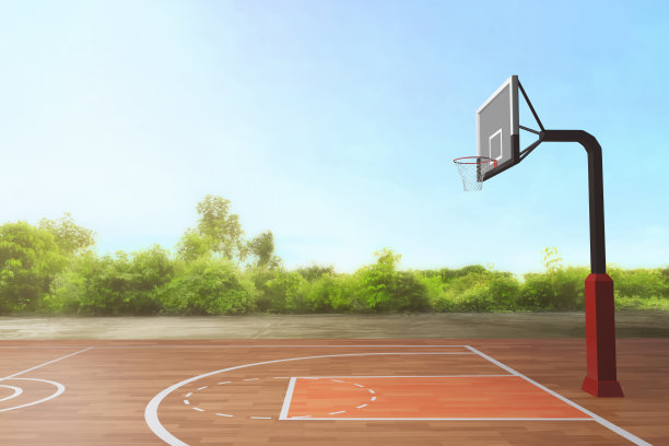 篮球公园背景