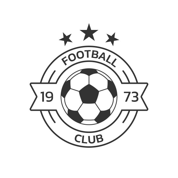 圆形徽章现代扁平风格图