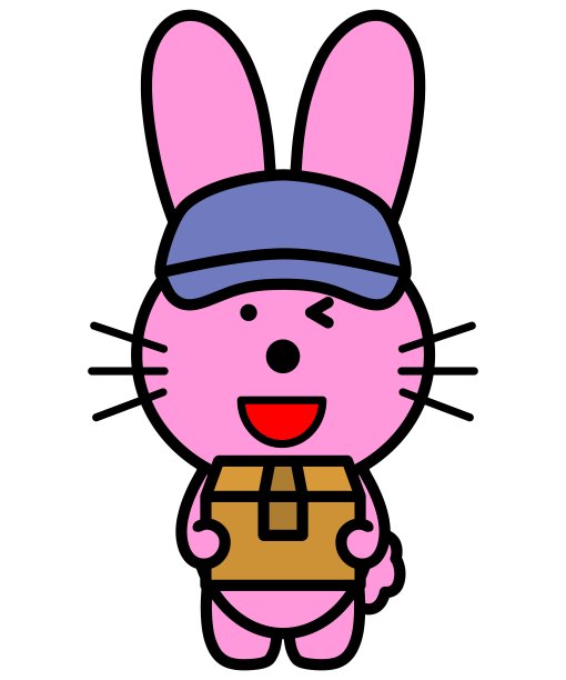 兔年卡通形象春节包装