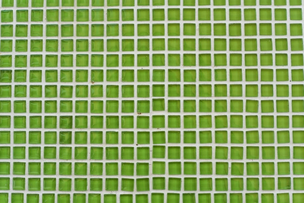 清新绿色方块背景图案