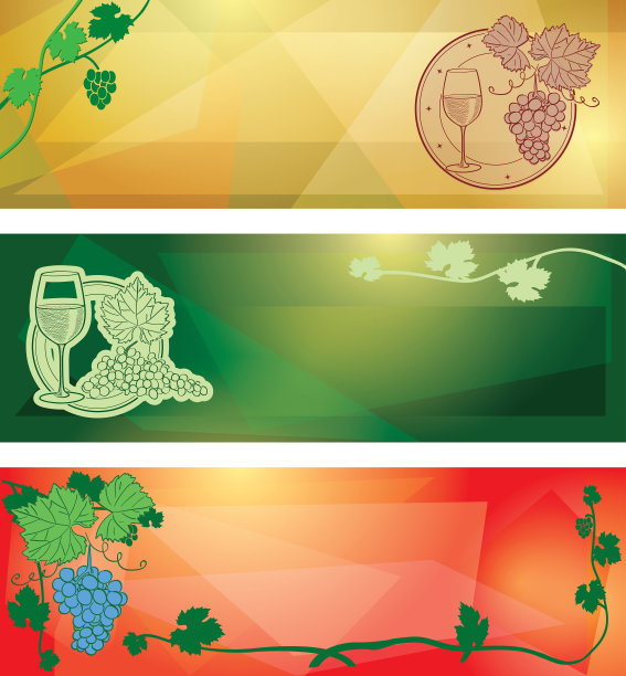 绿黄渐变圆形花纹图案