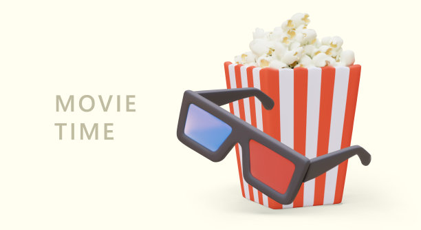 爆米花矢量文字