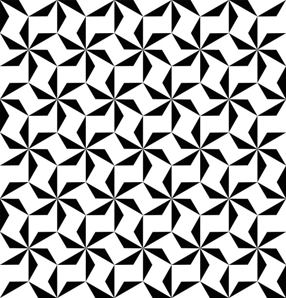 三角形碎花面料