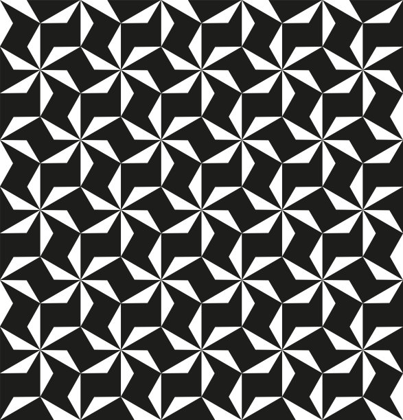 三角形碎花面料