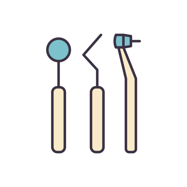 专业牙科诊所设备元素插图