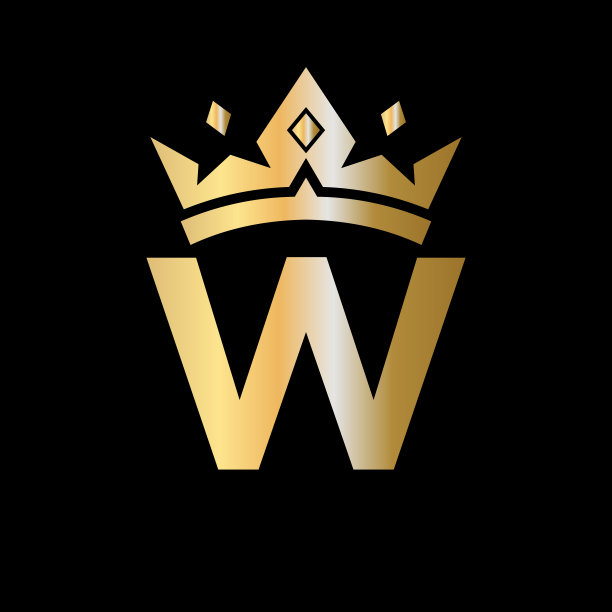 w字母logo,皇冠logo
