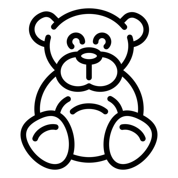 小熊儿童用品标志