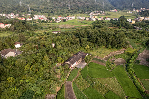 梯田线描