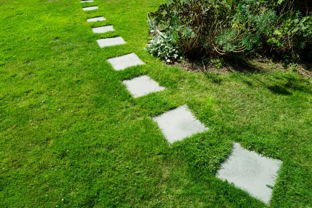 清新绿色方块背景图案