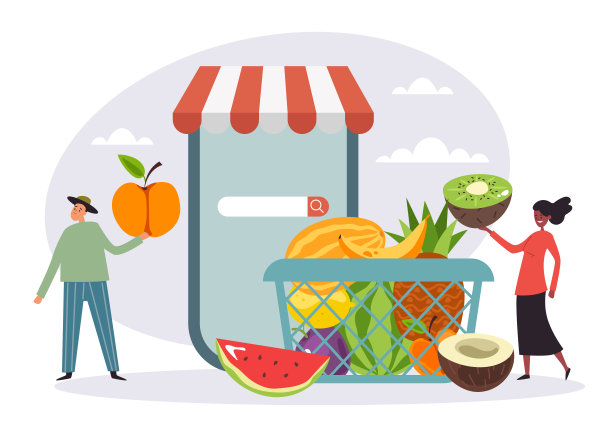 菜市场服务标语