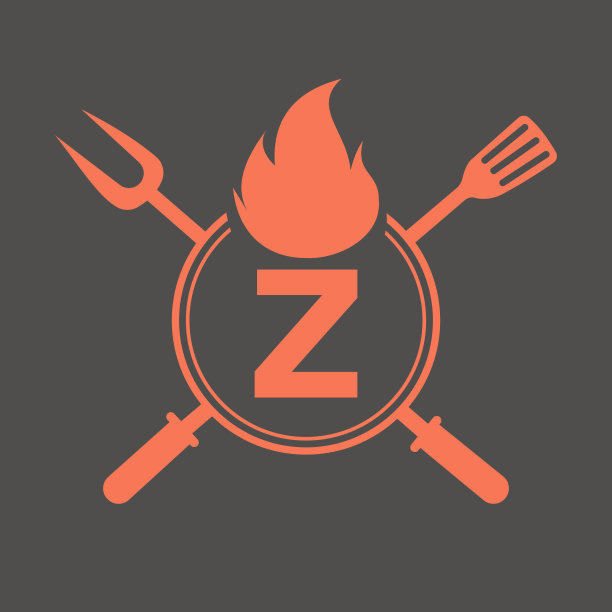 厨具五金标志设计z字母logo