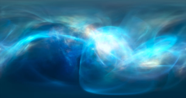 蓝色粒子放射爆炸背景