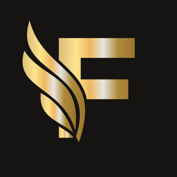 f字母logo,翅膀logo