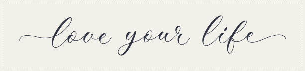 手写字体手提袋